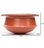 Red Clay Handi with Handle and Lid 4 Litre