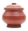 Red Clay Handi with Lid 3 Litre