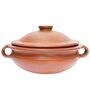 Red Clay Kadai with Lid 3 Litre