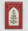 Red Color Handpainted Engineered Wood Jharokha Frame