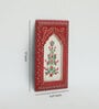 Red Color Handpainted Engineered Wood Jharokha Frame