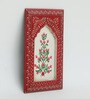 Red Color Handpainted Engineered Wood Jharokha Frame