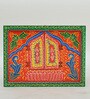 Red Color Handpainted Mango Wood Jharokha Window