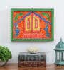 Red Color Handpainted Mango Wood Jharokha Window