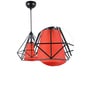 Trieste Red Metal Hanging Light