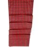 Red Cotton 1 Pc Checkered Christmas Table Runner