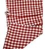 Red Cotton 1 Pc Checkered Christmas Table Runner