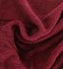 Maroon Solid 450 GSM Cotton 4 Pieces Towel Set