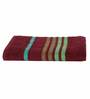 Red Solid 450 GSM Cotton Bath Towel