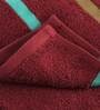 Red Solid 450 GSM Cotton Bath Towel