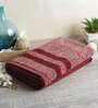 Red Cotton 480 GSM Ladies Bath Towel