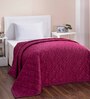 Red Cotton 100 AC Room Single Bed Quilt