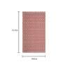 Red Cotton 2 ft x 3 ft Hand Woven Dhurrie