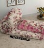 Red Cotton Floral 500 GSM Single Bed Comforter