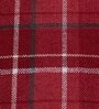 Red Cotton Abstract 72x60 Inches Sofa Throw