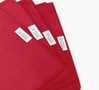 Red Bamboo Terry Solid 550 GSM 4 Pcs Face Towel