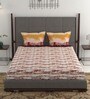 100% Cotton 132TC Double Bedsheet With 2 Pillow Covers