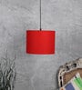 Ahens Red Cotton Hanging Light