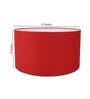 Prato Red Cotton Fabric Solid Lampshade