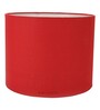 Amber Red Cotton Fabric Solid Lampshade