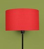 Sanna Red Cotton Fabric Solid Lampshade