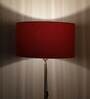 Prato Red Cotton Fabric Solid Lampshade