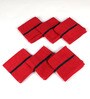 Maroon Cotton 400 GSM Face Towel Set of 6