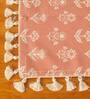 Dahlia (60x60) Pink & White Cotton Table Cloth