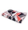 Red Cotton Geometric 120 GSM Reversible Single Bed Dohar