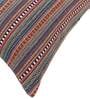 Multicolor Woven Cotton 22 x 14 Inches Cushion Cover