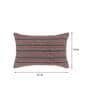 Multicolor Woven Cotton 22 x 14 Inches Cushion Cover