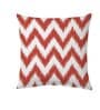 Red Cotton Geometric 24x24 inches Cushion Covers (Pack of 2)