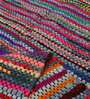 Red Cotton Hand Woven 3 x 6 feet Dhurrie