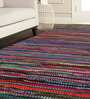 Red Cotton Hand Woven 3 x 6 feet Dhurrie