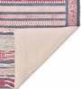 Red Cotton Hand Woven 5 X 7 Feet Dhurrie