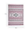 Red Cotton Hand Woven 5 X 7 Feet Dhurrie