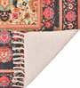 Red Cotton Hand Woven 4 X 6 Feet Dhurrie