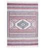 Red Cotton Hand Woven 5 X 7 Feet Dhurrie