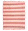 Red Cotton Hand Woven Geometric 6 X 9 Feet Dhurrie Red Cotton Hand Woven Geometric 6 X 9 Feet Dhurrie