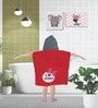 Red Cotton Kids 220 GSM Bath Towel