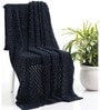 Solid Cotton 59x49 Inches Sofa Throw