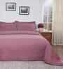 Red Cotton Solid 110 GSM Double Bed Quilt