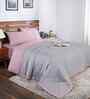 Red Cotton Solid 120 GSM Double Bed Quilt