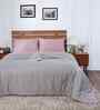 Red Cotton Solid 120 GSM Double Bed Quilt