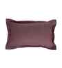 Red Cotton Solid 14x24 inches Rectangle Cushion Cover
