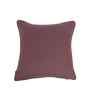 Red Cotton Solid 18x18 inches Square Cushion Cover