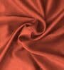 Red Cotton Solid 210TC Plain Single Bedsheet with 1 Pillow Cover