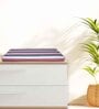 Red Cotton Striped 220 GSM Bath Towels 3 Pc