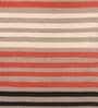 Red Cotton 3 ft X 5 ft Hand Woven Dhurrie