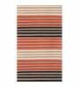 Red Cotton 3 ft X 5 ft Hand Woven Dhurrie